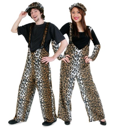 Leopardenkostüm " Plüschhose Leo " für Erwachsene