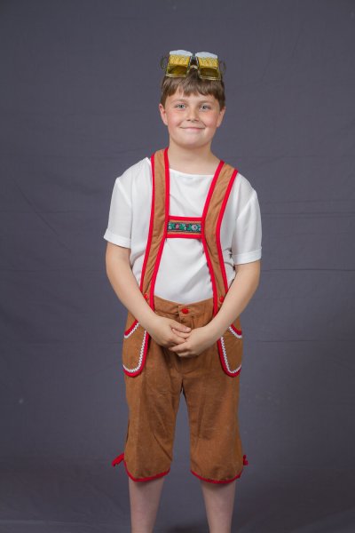 Trachtenhose für Kinder mit Trägern Tiroler Look Bayernhose Volksfest Kinderhose Bavaria Wiesn Hose