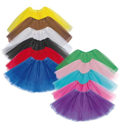 Tüllrock Damen Kostüm Tutu Petticoat Party Ballett Rockabilly Tanz Rock