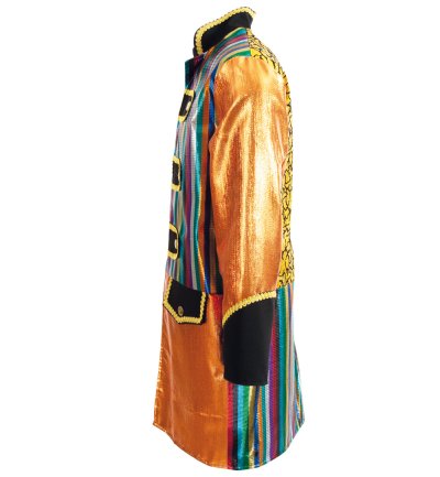 Longjacke Herren Kostümjacke Parade Patchwork Karneval Showmaster Zirkus Pirat für viele Gelegenheiten