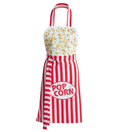 Partyschürze Popcorn Küchenschürze Einheitsgröße Mottoparty universal einsetzbar
