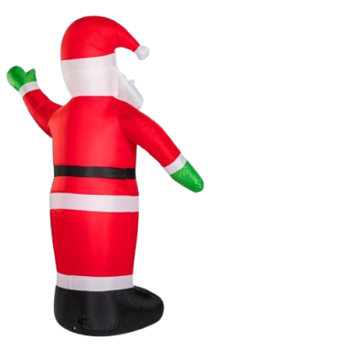 XXL Aufblasbarer Weihnachtsmann mit LED – 250 cm groß – Außen- & Innendeko Dekofigur Weihnachten