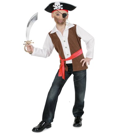 Kinderkostüm See-Pirat, Fasching, Karneval, Maskenumzug
