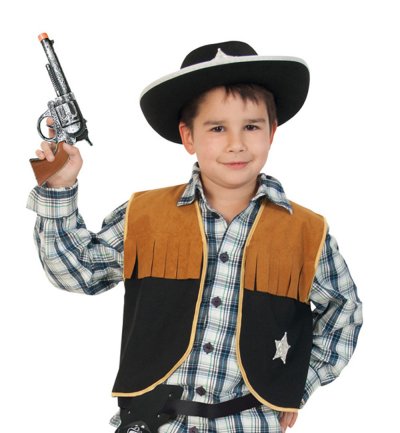 Kostüm Kinder Sheriff Weste Karneval