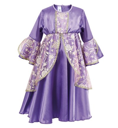 Kinderkostüm Kleine Prinzessin, Lila