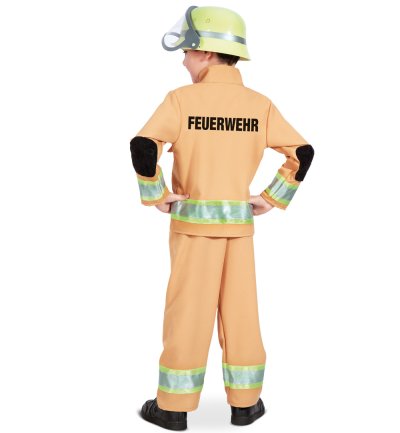 Kinder Kostüm Feuerwehr, Uniform Berufsfeuerwehr Alltagsheld kleiner Held Kostüm für Kinder versch. Größen Verkleidung