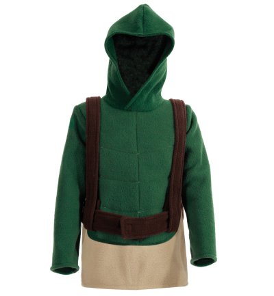 Kostüm Schildkröte Turtle mit abnehmbaren Rucksack Backpack Oberteil mit Kapuze Panzer Pullover für Fasching Kinderkostüm