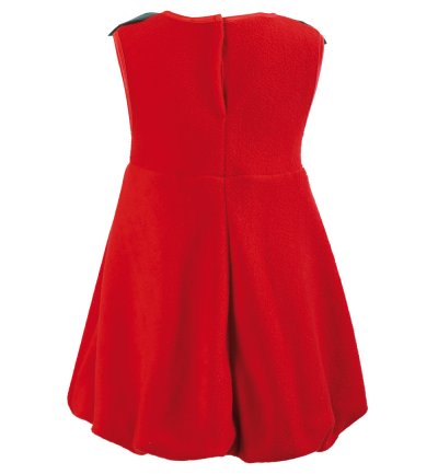 Erdbeer-Kostüm für Kinder Kleid mit Haarreif