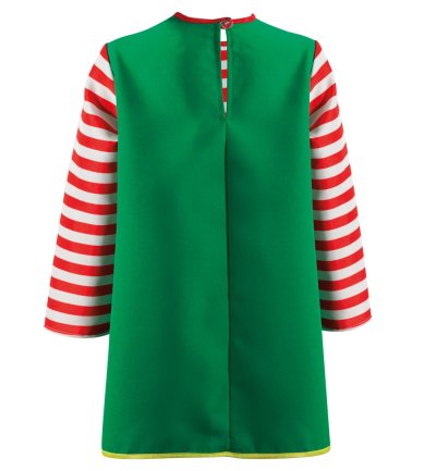 Kinderkostüm Set Outfit 'Karlinchen' – Kleid, Perücke, Strümpfe Freches Mädchen Räubertochter