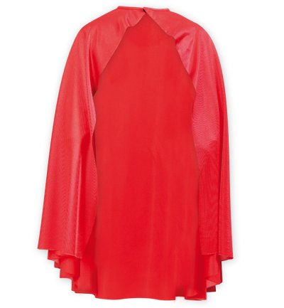 Kinderkostüm Super Hero Umhang Brustpanzer Maske Superheld Blau Rot Gr 104/116 - 128/140