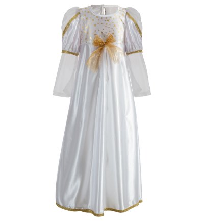 Kinderkostüm Engel Kleid ohne Flügel Weihnachten Christkind Gr 104-152