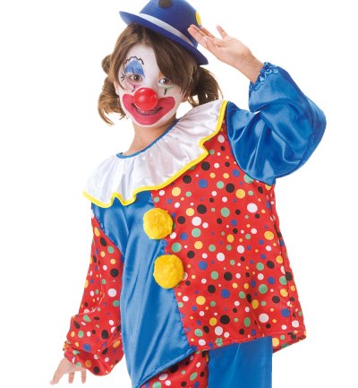 Kinderkostüm "Clown Pünktchen" Karneval, Fasching, Mottoparty