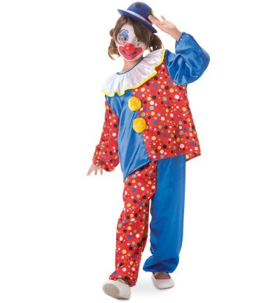 Kinderkostüm "Clown Pünktchen" Karneval, Fasching, Mottoparty