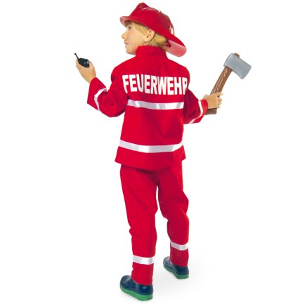 Kinderkostüm "Feuerwehrmann" Karneval, Fasching, Mottoparty
