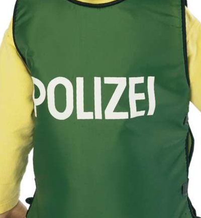 Kinderkostüm Polizei Weste Polizei Spielzeug-Schutzweste