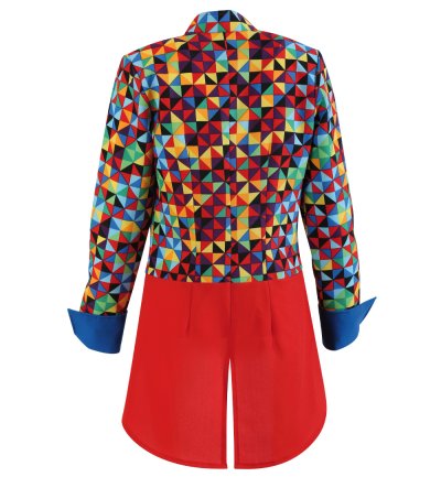 Jacke Zirkusdirektorin Dompteurin bunt Gardeuniform