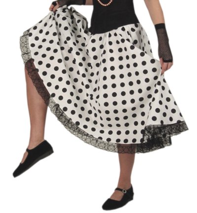 rockabilly kleid schwarz weiss gepunktet