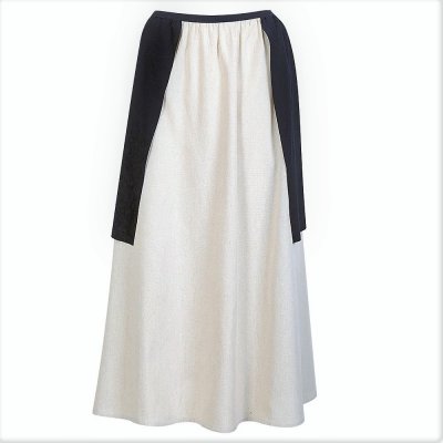 Mittelalter Kleid 2-tlg. Gewand Kleid Kostüm für Damen Faschingskleid Bluse Rock