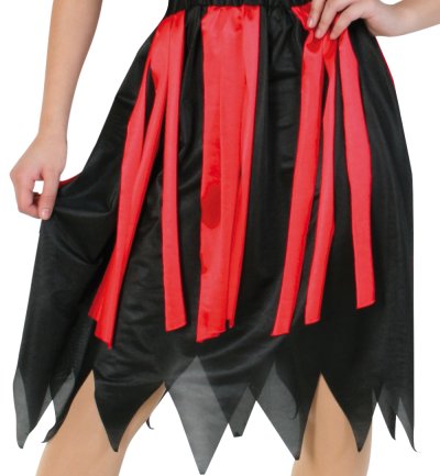 Hexenkostüm "Walpurga" mit Hut für Damen Halloween Karneval