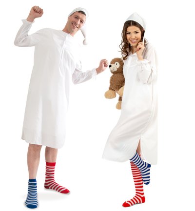 Nachthemd_Schlafanzug_Schlafwandler_Karneval_fasching