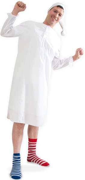 Nachthemd_Schlafanzug_Schlafwandler_Karneval_fasching