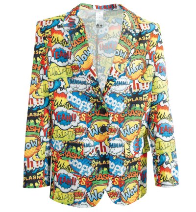 Sakko oder Hose Pop Art Style Comic 50er 60er Jahre Rockabilly Retro Vintage Herrenkostüm