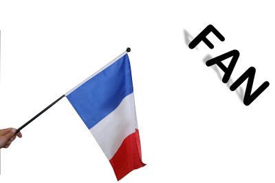 Flagge Frankreich, ca. 30 x 45 cm, WM, EM
