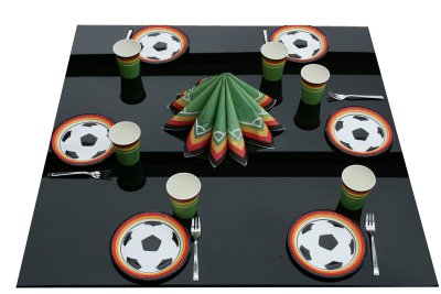 Pappbecher Deutschland 6 Stück Eventdekoration Fußballparty Geburtstage