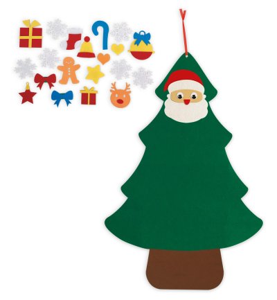 DIY Weihnachtsbaum Filz, 22PCS Filz DIY Weihnachtsbaum, mit abnehmbaren Ornamenten Weihnachten Geschenk Filz Für Home/Tür/Wand Hängend Dekor, Advent