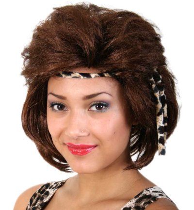 Perücke Leoparden Girl, Fasching, Halloween, Mottoparty, Karneval
