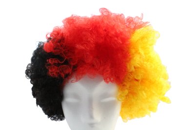 Perücke "FAN" Deutschland Afro Locken