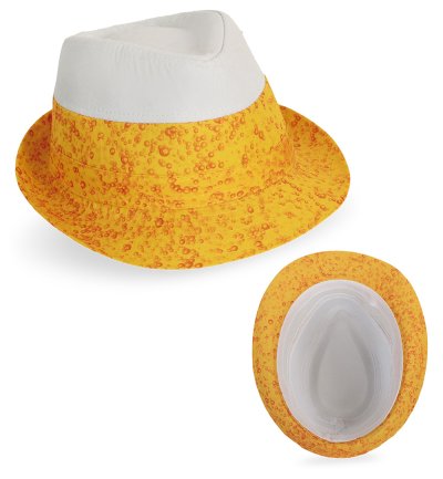 Bier Partyhut Trilby im Fedora Style – Lustiger Mallorca & Festival Hut