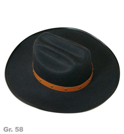 Texashut, 58 cm, Western, Saloon, Karneval, Wilder Westen, Cowboy