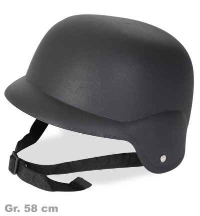 Bikerhelm, ca. 58 cm Chopperhelm Biker Chopper Gothic für Erwachsene Steampunk Rocker