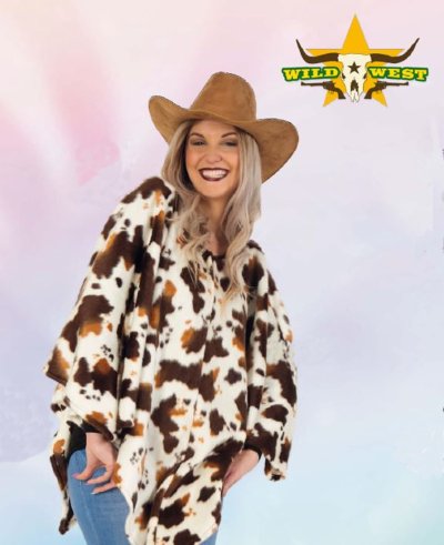 Cowboyhut Braun Wildlederoptik Westernhut