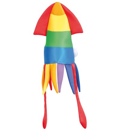 Hut "Oktopus", Tintenfisch, Bunt, Mütze, Tiermütze, Tierkostüm, Karneval, Fasching, Mottoparty