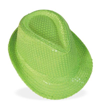 Paillettenhut Neon, Partyhut in 3 verschiedenen Farben, Sommerhut