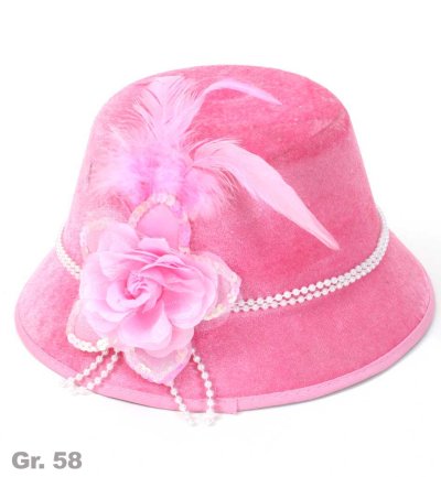 Hut Hilde, Gr. 58 cm, Karneval, Mottoparty, Accessoire, Fastnacht