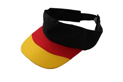 Sonnenblende "FAN" Kopfbedeckung Sonnenschutz Deutschland Flagge