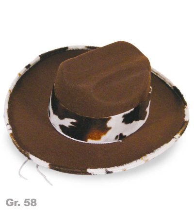 Texashut Western, 58 cm, Western, Saloon, Karneval, Wilder Westen, Cowboy