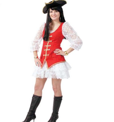 Piraten Dreispitz Räuberbraut Piratenkapitän Erwachsene für Theater, Rollenspiele u. vieles mehr
