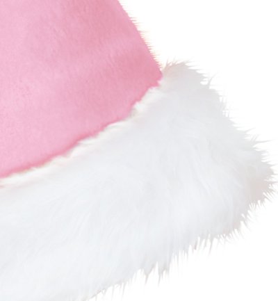 Mütze Nikolaus Plüsch Weihnachtsmütze, edel