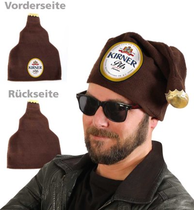 Mütze Bierflasche Kirner Stubbi