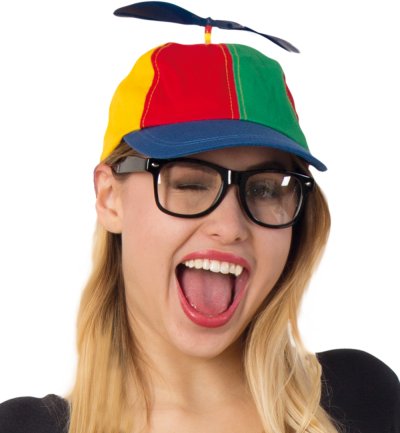 Accessoire Kappe Mütze Baseballcap bunt Propeller