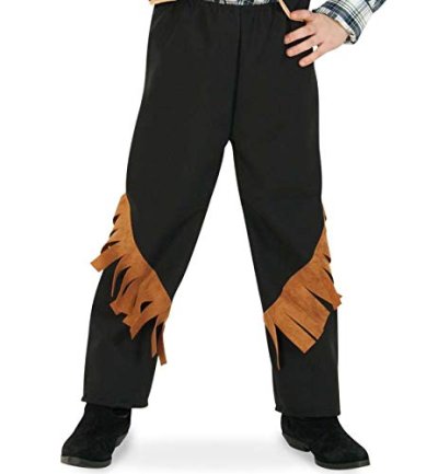 Kinderkostüm-Set Sheriff, 5-TLG. Weste, Hose, Cowboyhut, Revolvergürtel und Spielzeug-Revolver | Größen 104 - 152 | Cowboy, Wilder Westen