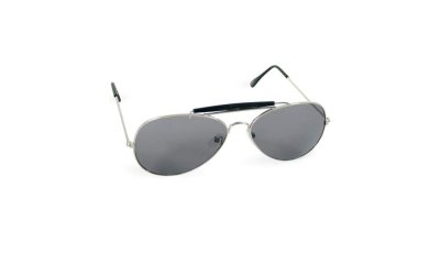 Kampfpilot Olivgrün Overall für Herren mit Brille, Pilot
