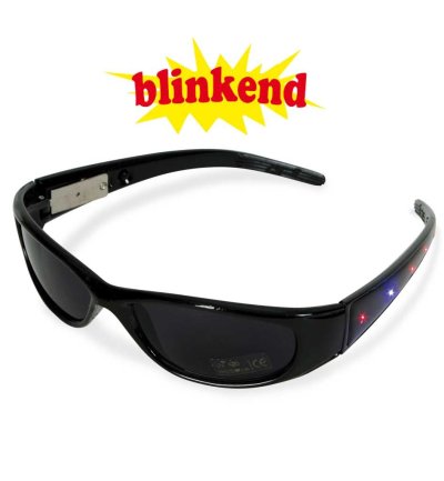 Brille, blinkend, Gagbrille, Karneval, Mottoparty, Festival, Accessoire