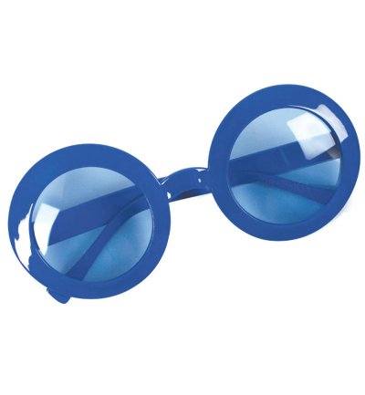 Brille Cool in verschiedenen Farben, Party, runde Spass-Brille, UV 400