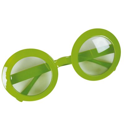 Brille Cool in verschiedenen Farben, Party, runde Spass-Brille, UV 400