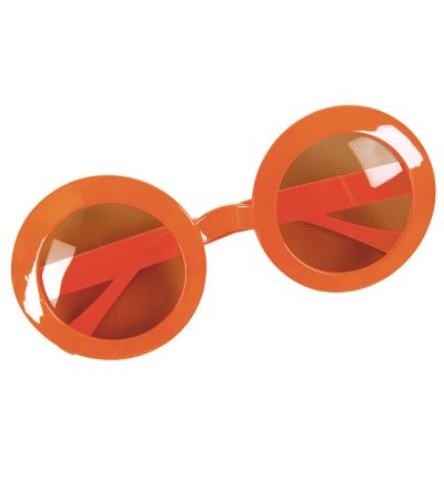 Brille Cool in verschiedenen Farben, Party, runde Spass-Brille, UV 400